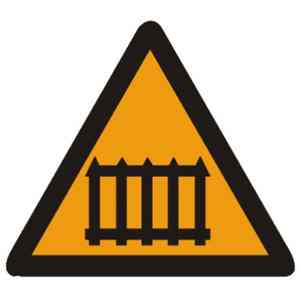 有人看守鐵路道口標(biāo)志