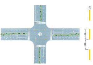 非機動車禁駛區標線