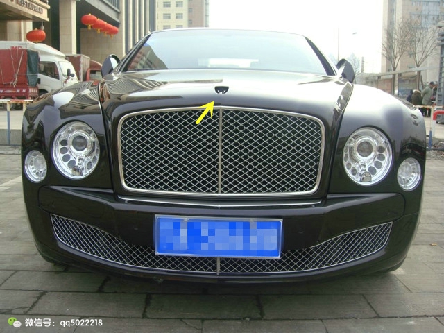 不小心碰一下賓利的車標，這款立標暗藏機關