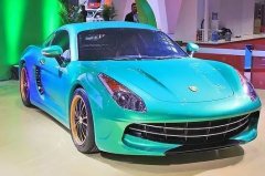 法拉利外觀，保時(shí)捷車標(biāo)，此