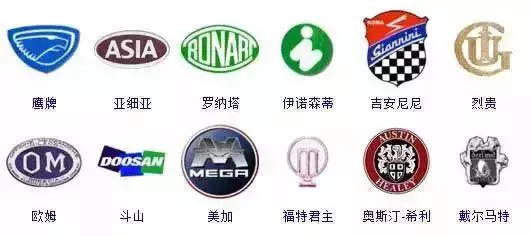 史上較全的汽車標志，共364個，一天認一個得認一年！你認識多少