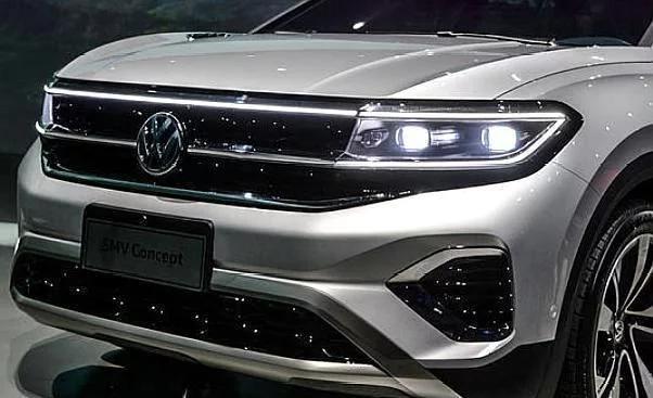帶“LED車標”大眾來了，超5米的車身配“虎爪”大燈，還是7座版