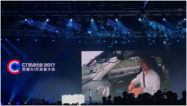 “博世牌無人駕駛車空掛車企LOGO”百度AI能走多遠