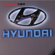 現(xiàn)代汽車發(fā)光LOGO以及英文名稱