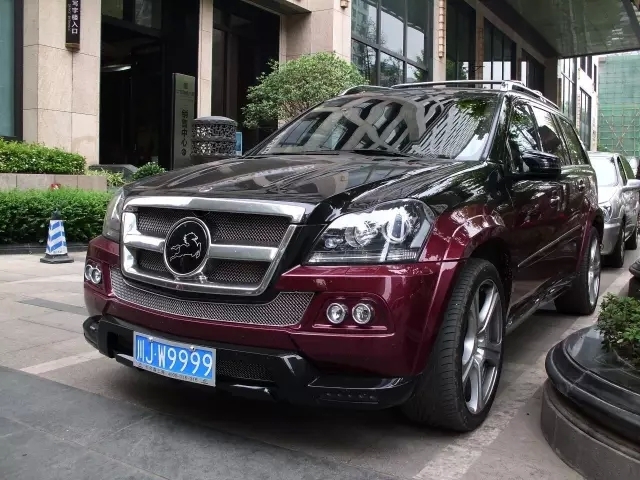 偶遇一輛SUV，車牌4個9，車標是只馬，但是很多人都不認識？