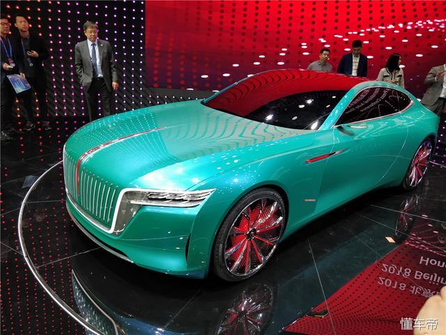 全球首發(fā)的紅旗超跑！光車標就能值1000萬，勞斯萊斯都被打臉