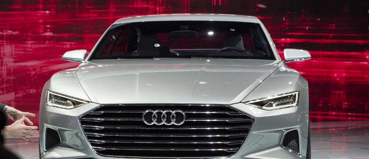 奧迪新旗艦實車曝光！對標邁巴赫S級，4升V8加48V輕混