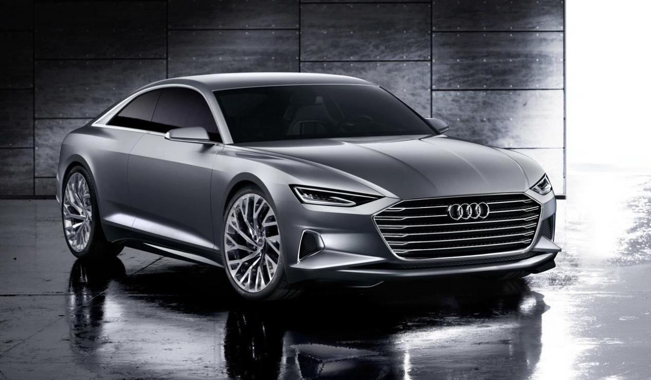 奧迪新旗艦實車曝光！對標邁巴赫S級，4升V8加48V輕混