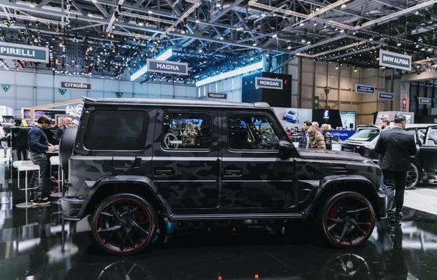 55萬歐的奔馳G63，車頂和勞斯萊斯類似，車標一般人認不出