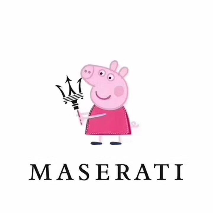 當這些汽車的logo加上小豬佩奇，沒想到也這么萌新！
