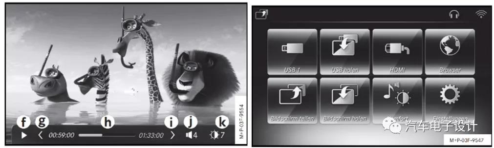 奔馳的座椅后座顯示屏拆解